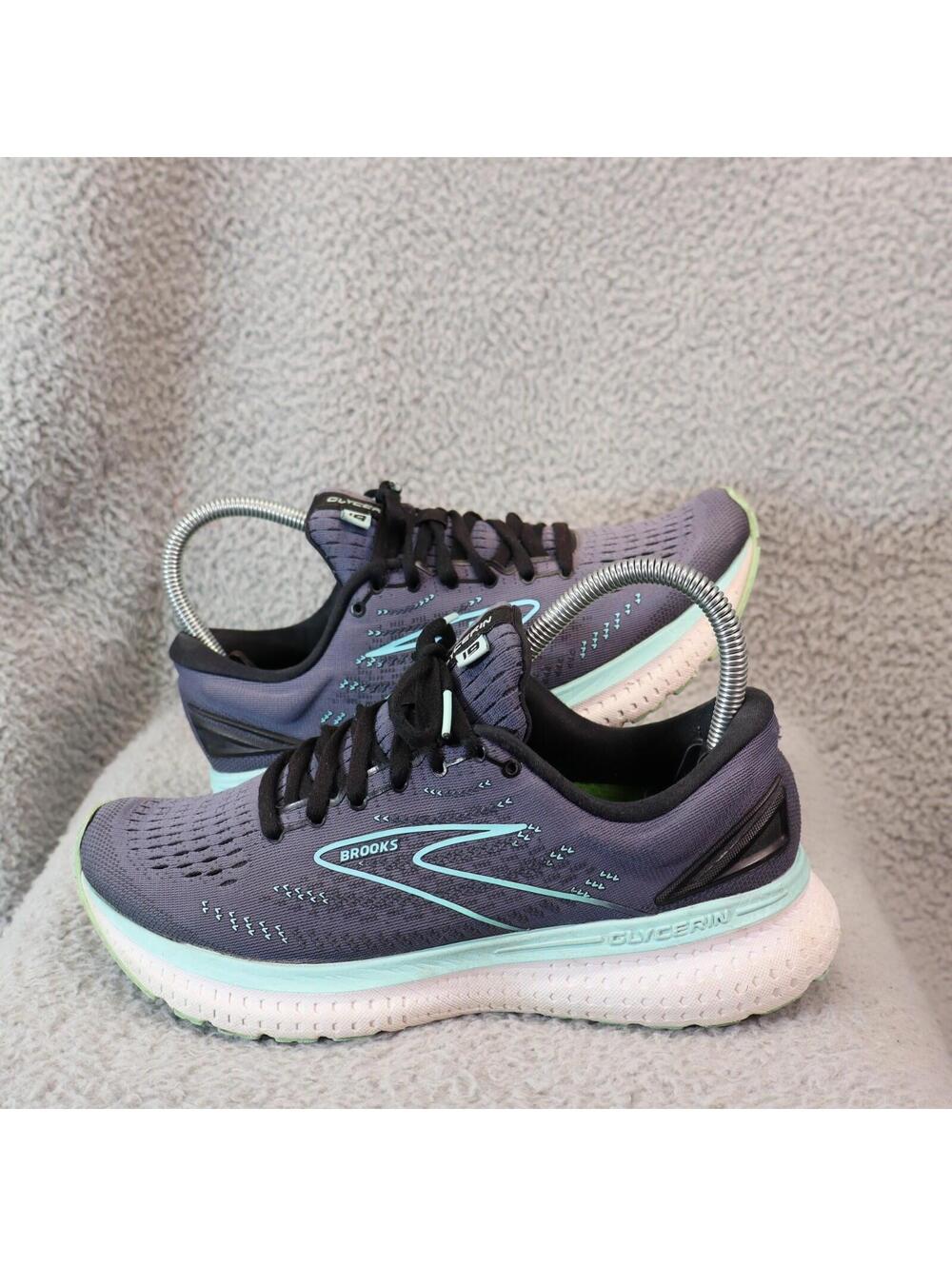 Brooks Shoes Women sz 8 Glycerin 19 Running Blue 1203431B473